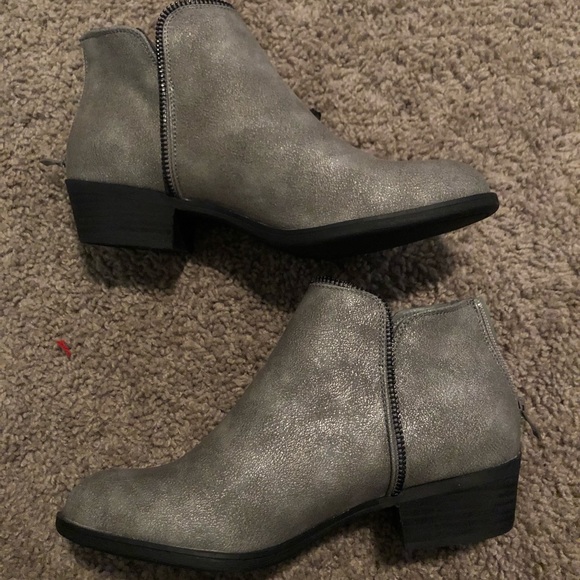 Grey Ankle Booties - Picture 2 of 5